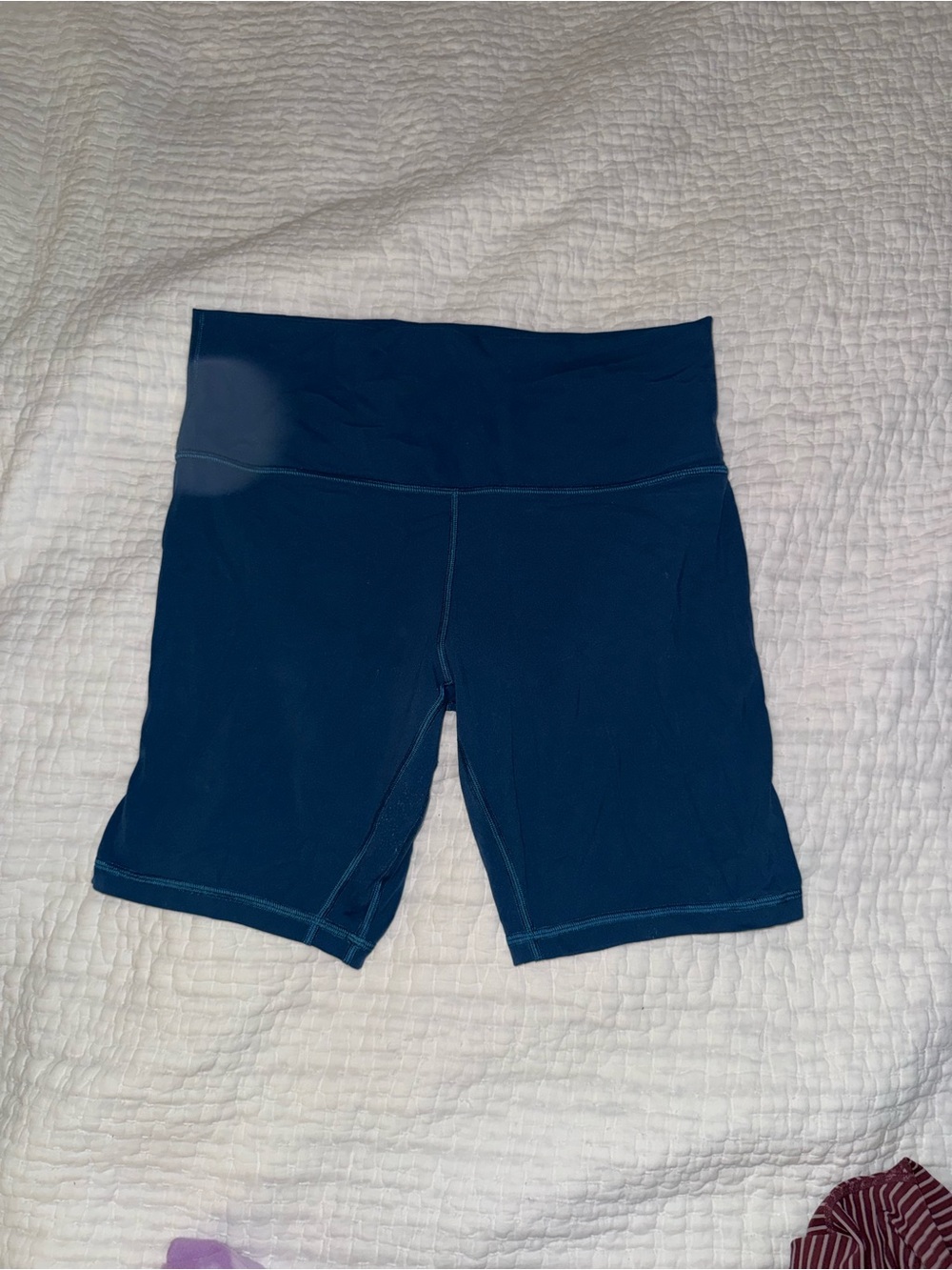 Women's High-Waist teal Bike Shorts